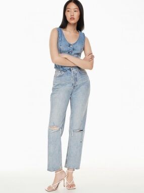 Aritzia Denim Forum The Joni High Rise Loose 29L, blue size 25